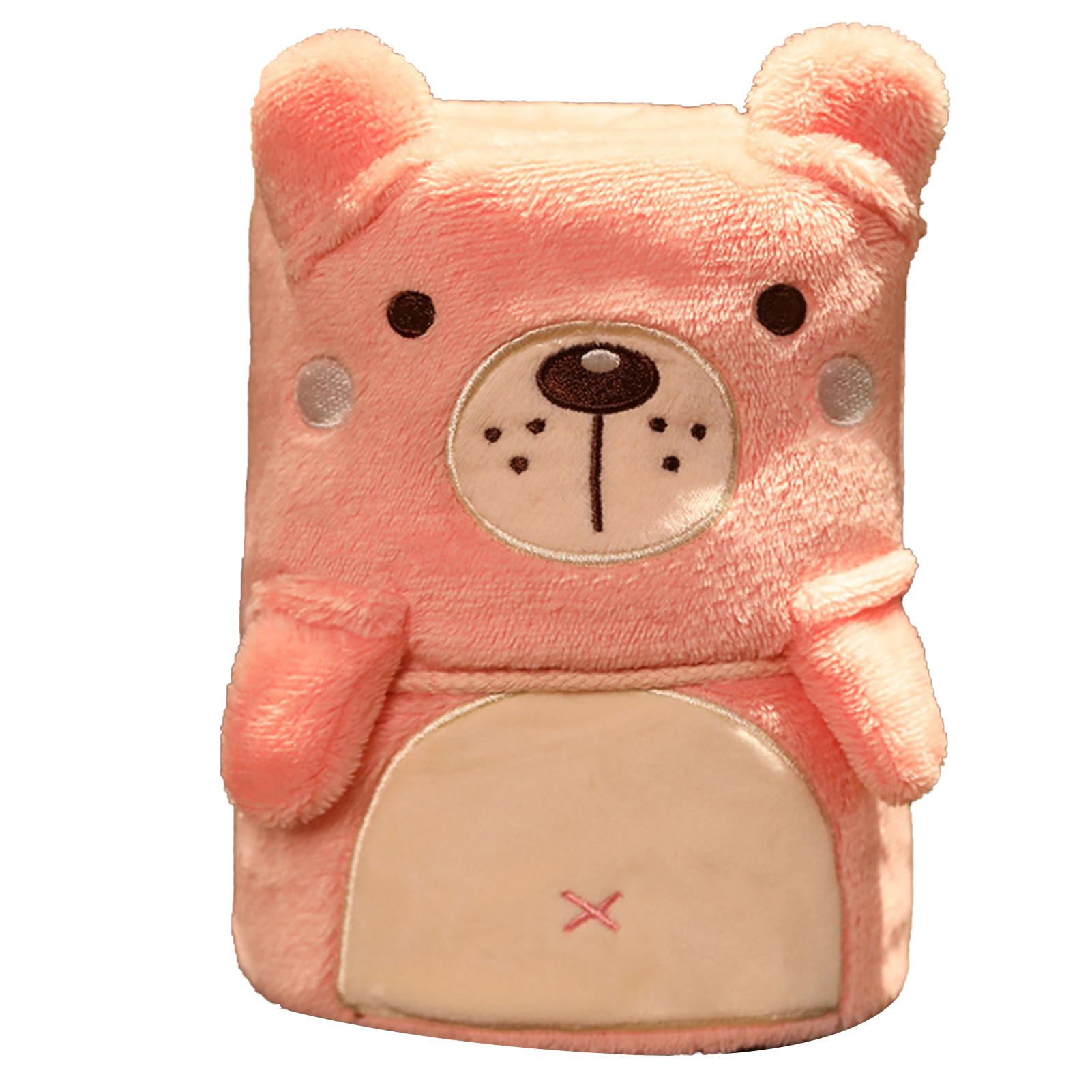 

Фланелевое одеяло в форме милого животного, мягкое, приятное для кожи, портативное одеяло для дивана-кровати в офисе 80x100cm / 31.5x39.4in