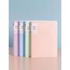 1pc Plain Multi-Layer File Folder, A4 Document Portfolio with Transparent Sleeves for Paper Storage, Large Capacity (Random Cover Label Card)