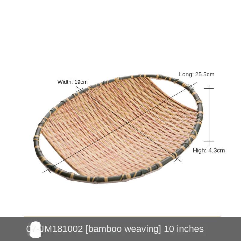 Imitation Bamboo Plate Personalized Creative Tableware  Long Plate Fried Food  Fried Skewer Dustpan Fruit Plate