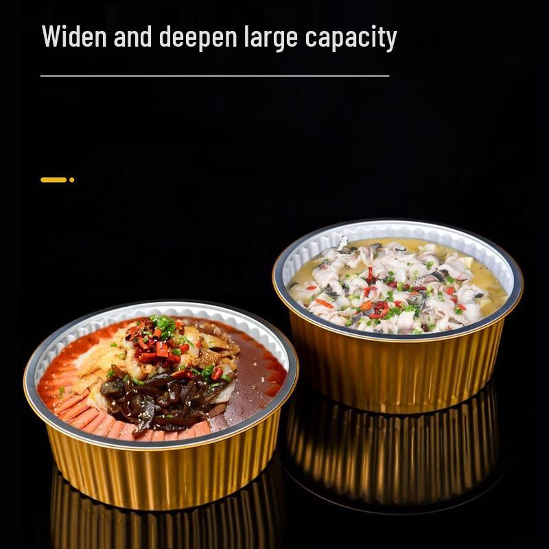 MDNG Round Aluminum Foil Meal Container