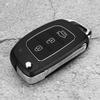 Flip 3 Button Remote Key Fob Case Shell Cover Fit For Hyundai Santa Fe (ix45) 2013 2014