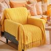Knitted Throw Blanket for Couch and Bed, Knit Decor Halloween Blanket with Tassel,Lightweight Farmhouse Warm Blankets and Throws