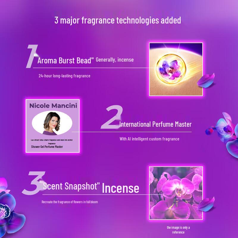 Lux Black Orchid Luxurious Fragrance Shower Gel