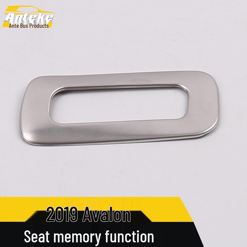 Avalon Seat Memory Function Back Control Switch Decorative Sticker with Illuminated Ring