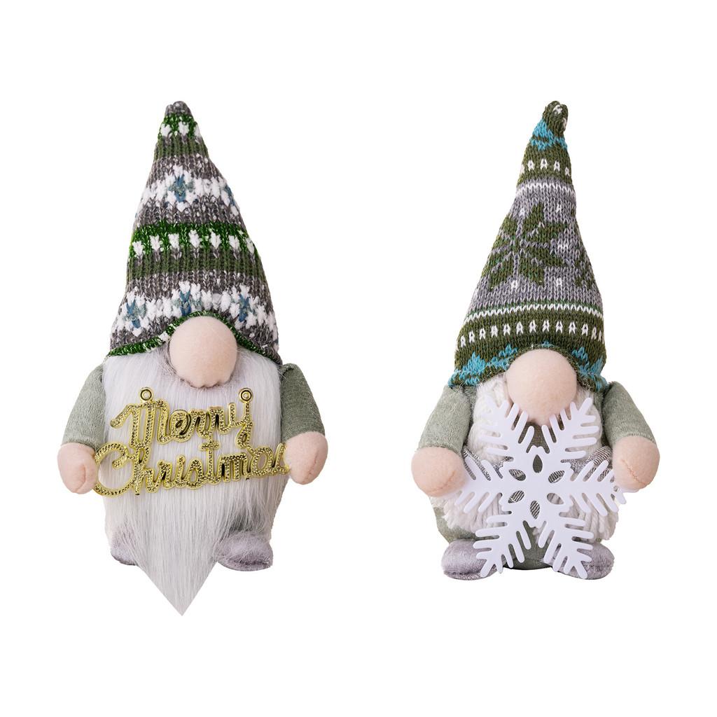 Playful Green Nosed Rudolph Gnome Decoration With Led Lights For Unique Christmas Display