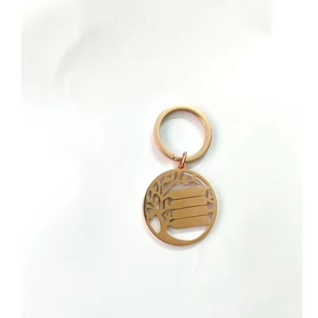 10Pcs/Lot Strip Blank Mirror Polished Stainless Steel Keychain For DIY Custom Women's Men's Keychain