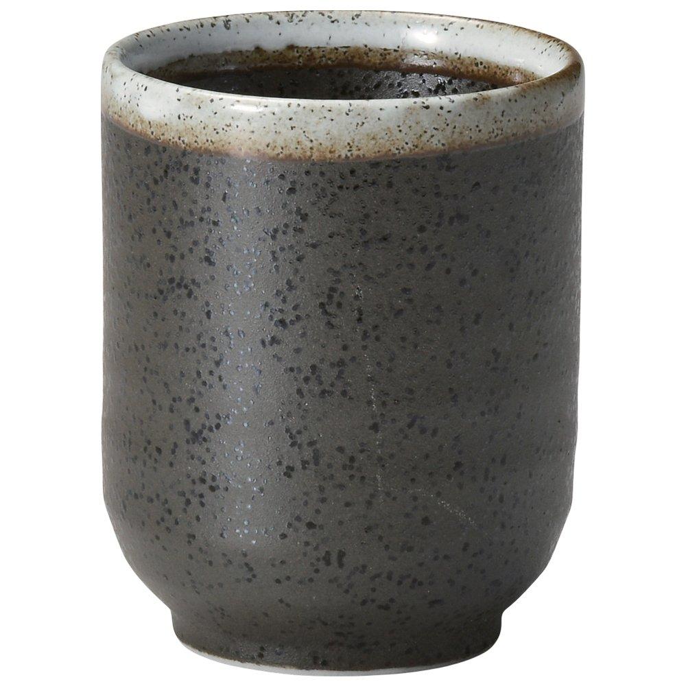 Yamashita Crafts Tenmoku Long 15022990 Teacup, Porcelain, 6.4×8cm (150cc), Glaze, Teacup,