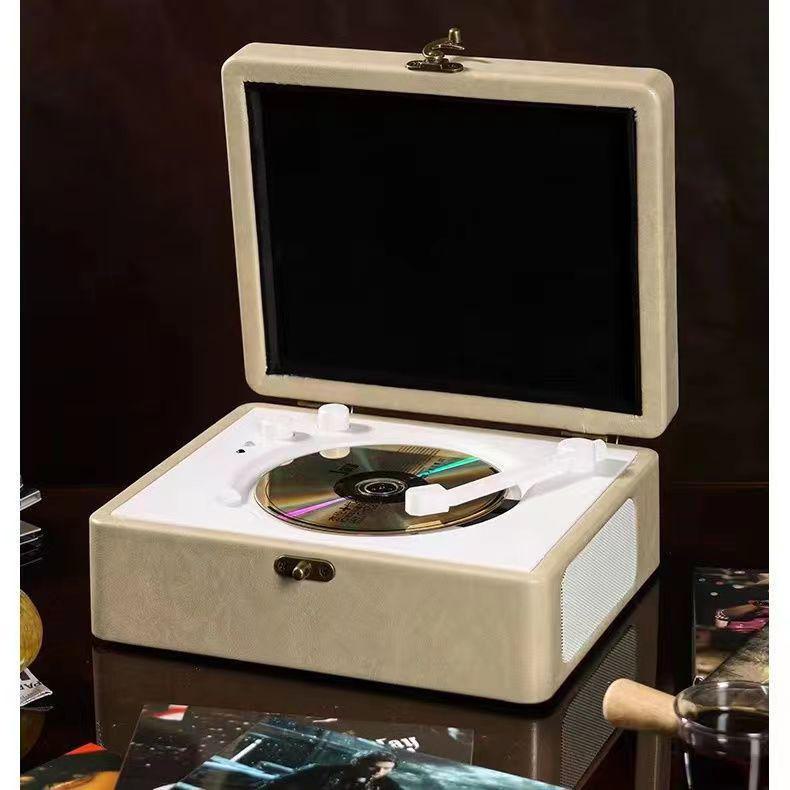 Retro Bluetooth CD Player & Stereo Speaker - Creative Gift Item