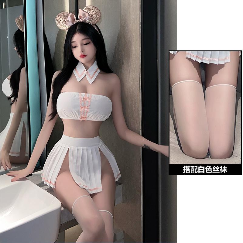 Large size lingerie sexy uniform seduction bachelors suit pure desire free