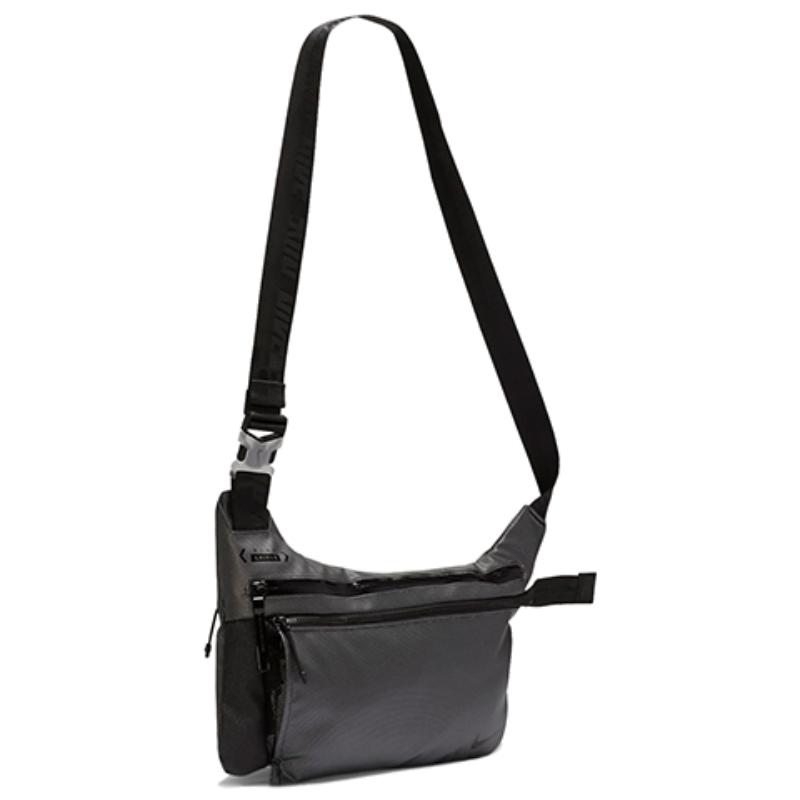 Nike Nylon Fabric Shoulder Bag Crossbody Bag Regular Unisex Gray With Studs Casual CU1497-073