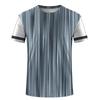 Einfache Mode Sport T-Shirts für Herren Sommer Outdoor Kurzarm Bedruckte T-Shirts Lässig Locker Laufen Fitness T-Shirts Oberteile