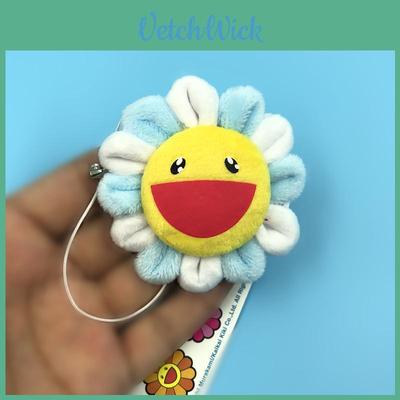 Premium Flower Takashi Murakami Kiki Kaikai Plush Pendant Colorful Brooch For Collectors