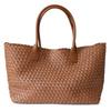 Borsa Tote in Pelle Intrecciata Grande Capacità Morbida Vera Pelle di Mucca Borsa a Spalla Borsa a Mano per il Pendolarismo Quotidiano Stile Urbano