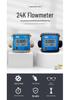 K24 Digital Electronic Turbine Flow Meter with Reset & Calibration – For Accurate Household Water Measurement