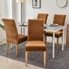 1ks tlustý potah na židli omyvatelný elastický zimní teplý sametový chránič na židli pouzdro kuchyně restaurace Housse de Chaise