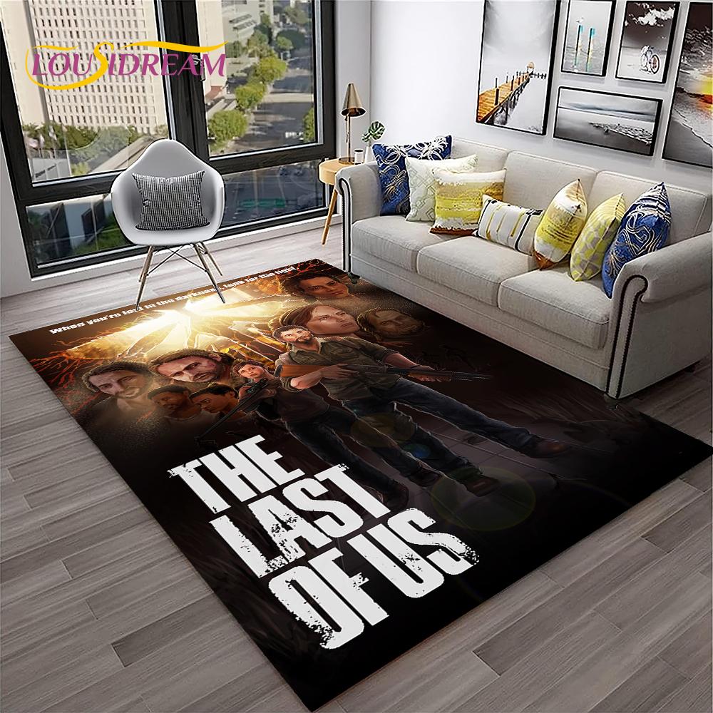 The Last of Us Horrorspiel Pedro TV Teppich Teppich für Zuhause Wohnzimmer Schlafzimmer Sofa Fußmatte Dekor,Kinderbereich Teppich Rutschfeste Bodenmatte
