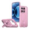 KEYSION Hollow Heat Dissipation Magnetic Case for MagSafe for Xiaomi 17 Cooling Hide Stand Shockproof Phone Cover for Xiaomi 17