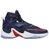 Nike Lebron 13 EP Comfortable Soft Non-Slip Durable High-Top Basketball Shoes Men sneaker Navy-Blue 807220-461