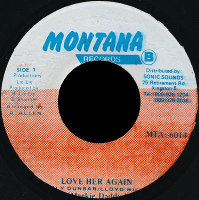 7inch Record LITTLE MEEKY / DADDY MEEKY - Love Her Again MTA6014 Montana Records Jamaica Reggae, Ska & Dub Used