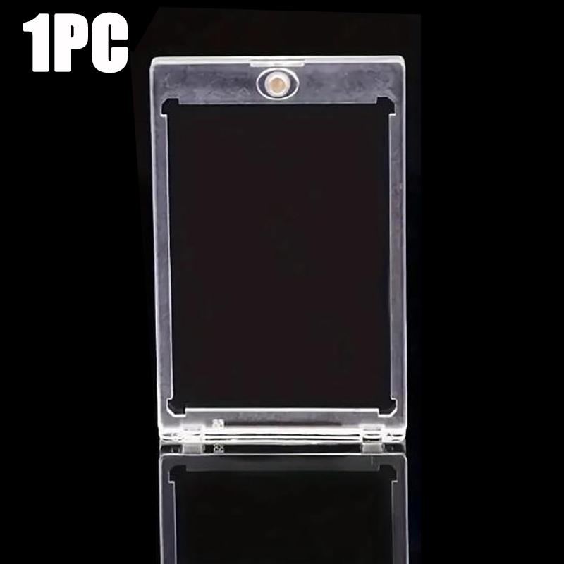20-1PCS Magnetic Cards Holder for Trading Card Support Set Arcylic Triangle Card Display Stand Waterproof Transparent Protector