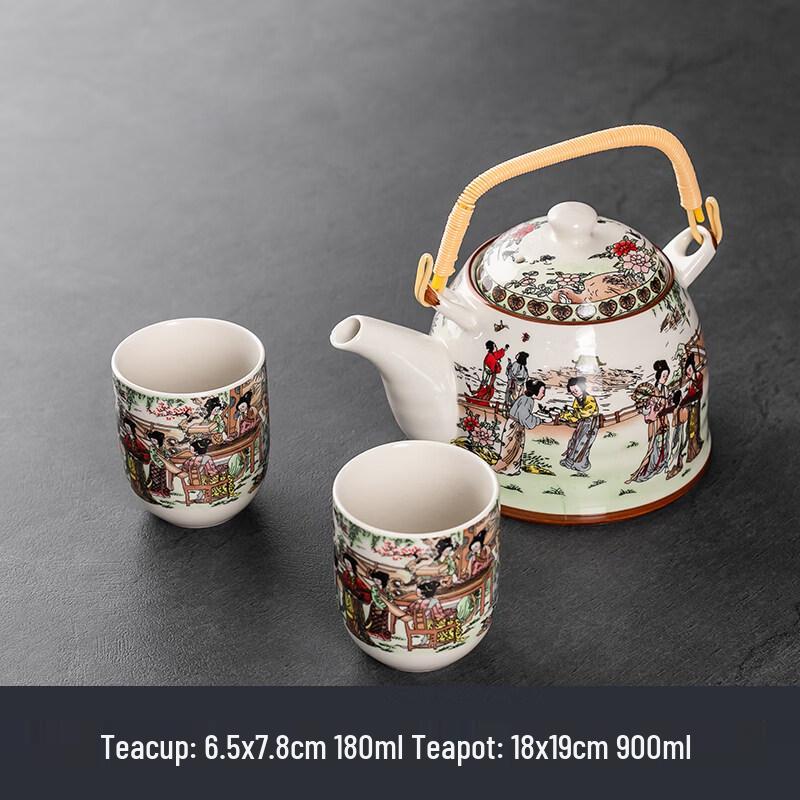 ZISIZ Large Ceramic Teapot