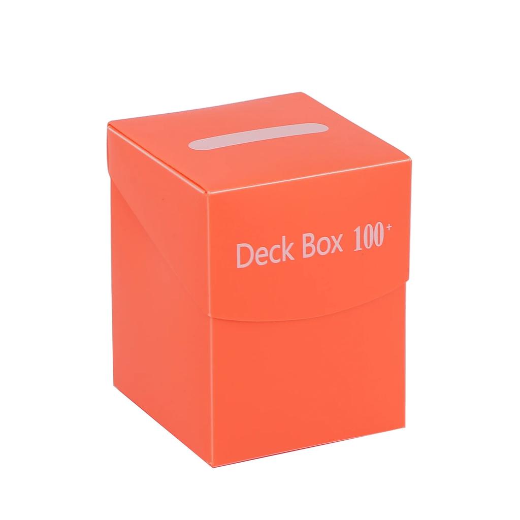 Holds 100+ Deck Trading Cards Box for Game Baseball Card Storage Box Playing Card Carrying Case for Family Party Games Supplies