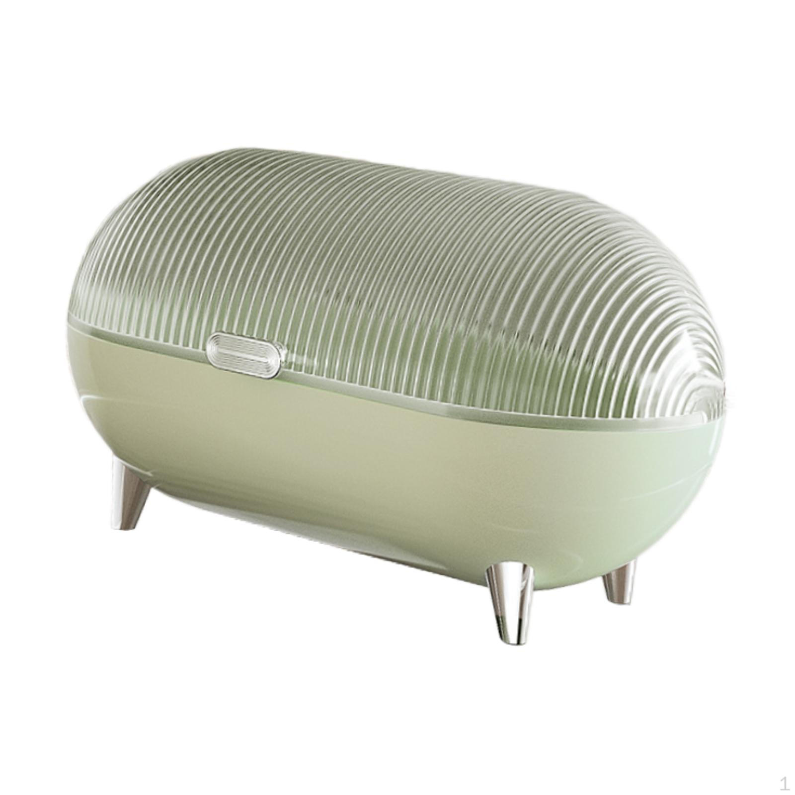 

Настольный ящик для хранения вещей, органайзер для стола, конфетница, держатель для прихожей, прозрачный лоток для ключей и украшений зелёный