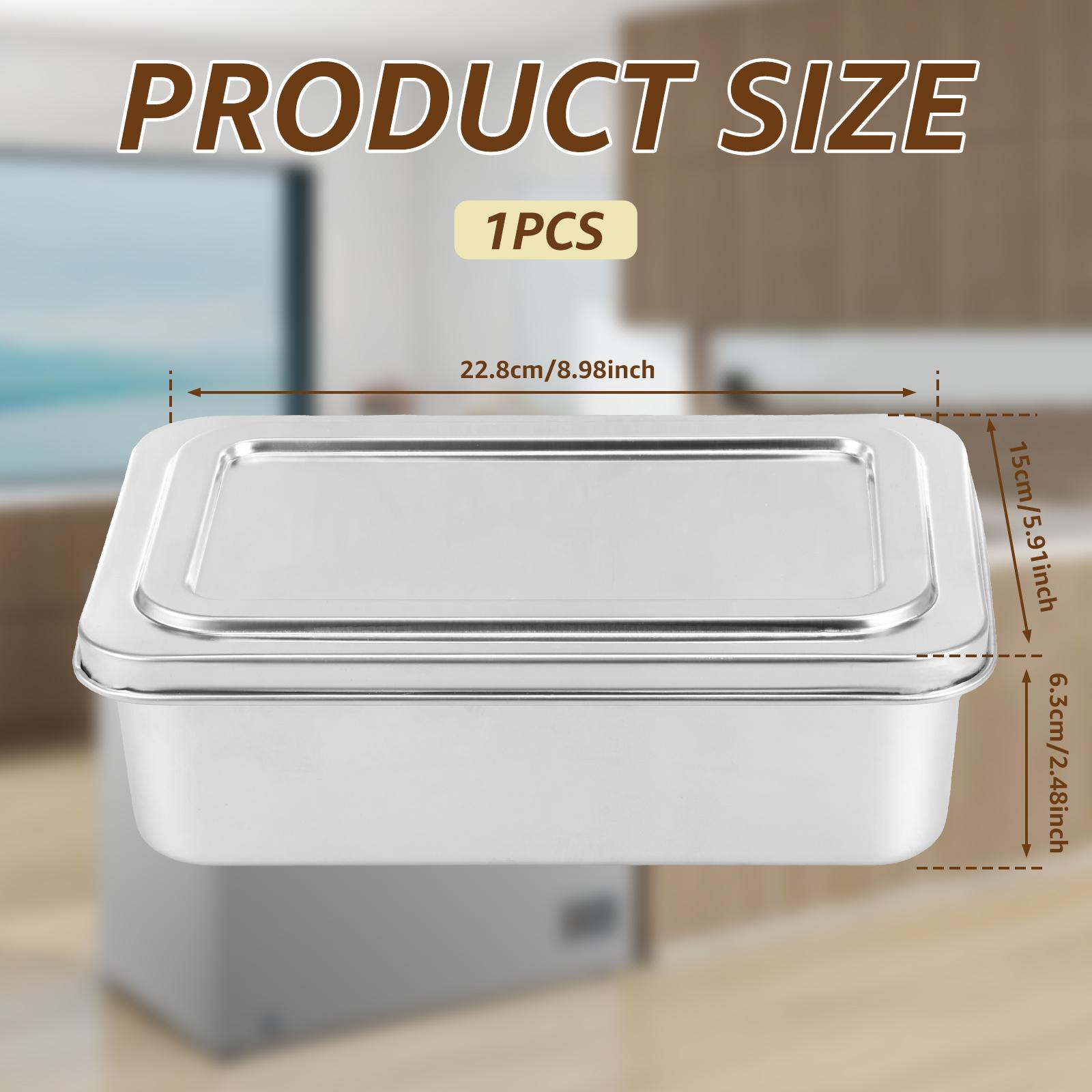 

Stainless Steel Bread Loaf Pan with Lid Cake Mould Rectangle Loaf Pan Multipurpose Baking Bakeware for Baking Bread Party