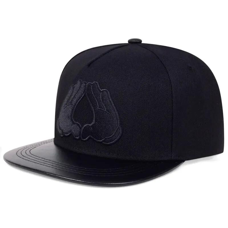 

Unisex Hands With Love Embroidery Hip-hop Hats Spring Autumn Outdoor Adjustable Casual Baseball Caps Sunscreen Hat Sports Cap чёрный
