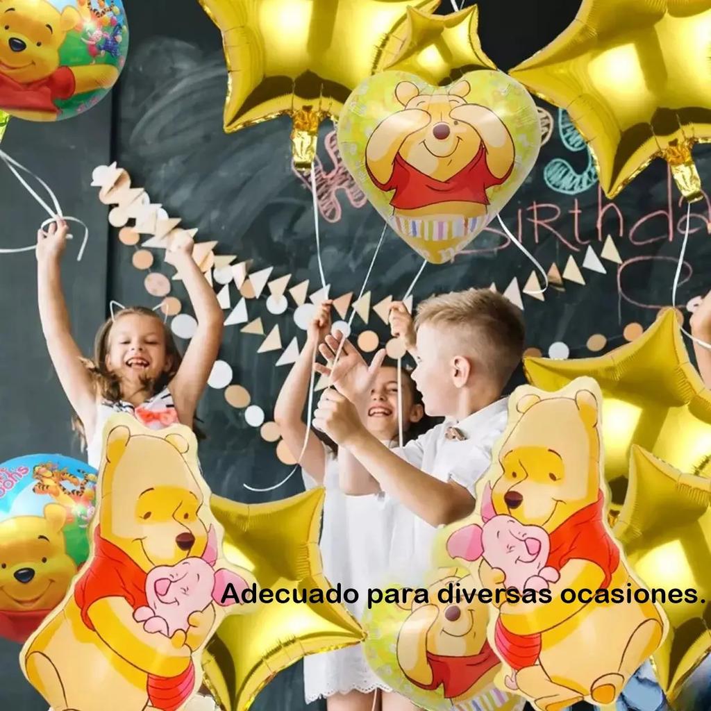 Kit 30 Winnie Pooh Bear Birthday Party Jumbo Balloons Decorate