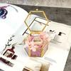 Glass Hexagonal Ring Box Gold Jewelry Storage Box Jewelry Accessory Box  Jewelry Storage