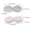 Candle Holder Castings Molds Ribbon Love Candlesticks Silicone Molds Soap Molds