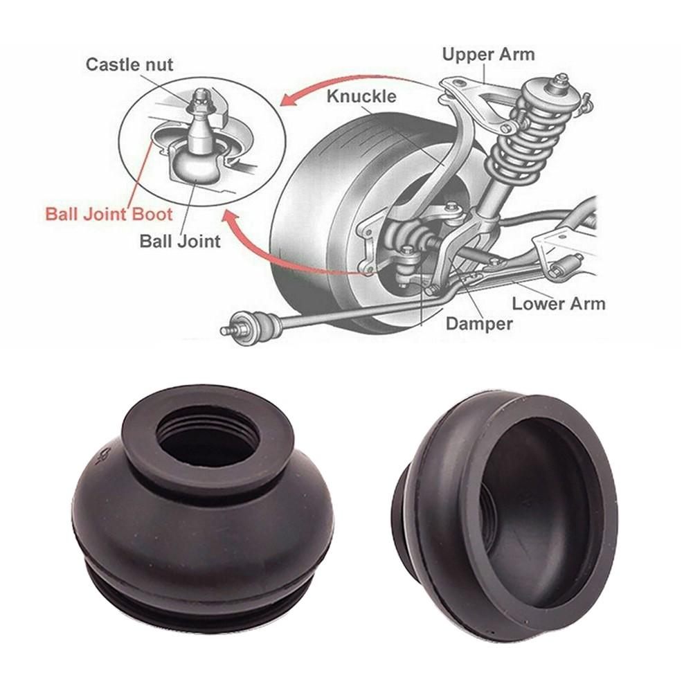 2X High Quality Rubber Dust Cover and Ball Joint Boots Track Rod End