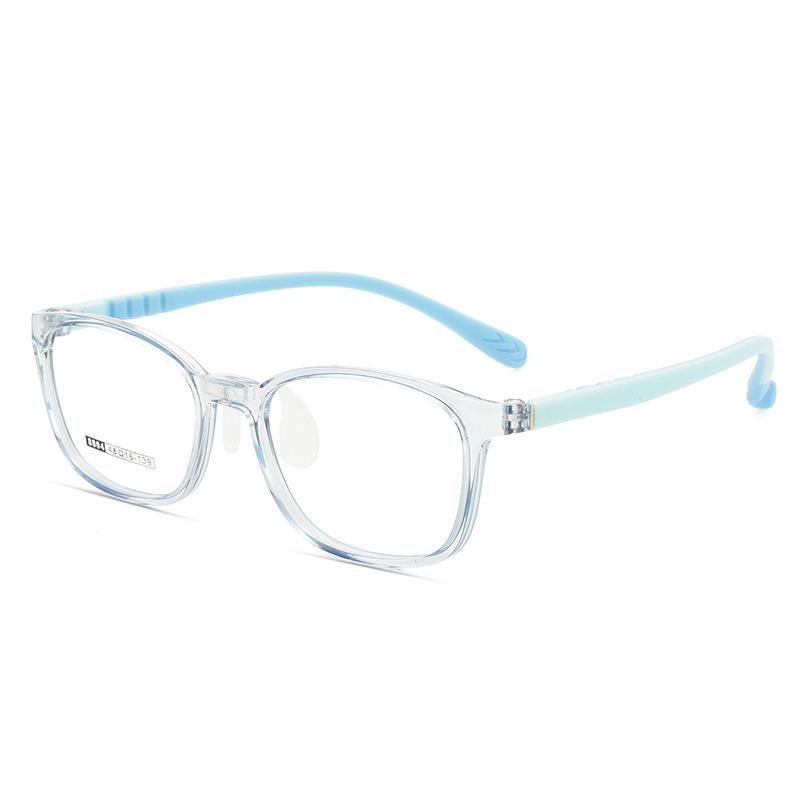 Teenager's Silicone Glasses Frame with Soft Nose Pads - No Pressure Design for Myopia