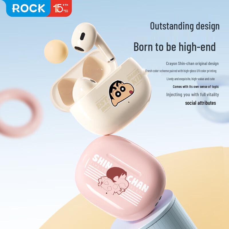 ROCK Crayon Shin-chan True Wireless Half In-Ear Bluetooth Earbuds