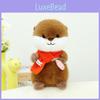 Soft Scarf Cute Otter Plush Toy Apply Children Birthday Gift And Room Decoration