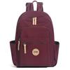 Minimalist Nylon Backpack for Women Large Capacity School Bag Casual Travel Daypack Purse