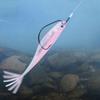 6Pcs Soft Lures Floating Baits Artificial Swimbaits Fork Tail Swimbaits Lures Soft Artificial Baits Fishing Lures