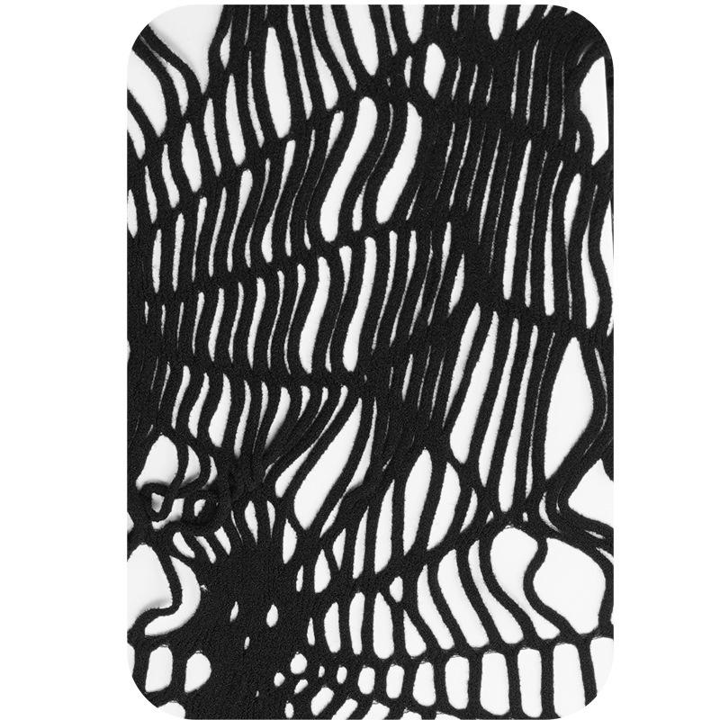 Fishnet Stockings for Women Dark Halloween Skull Pantyhose Black Silk