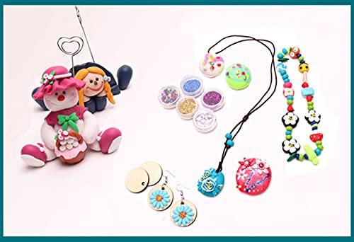 Barevná hlína do trouby, Keramická hlína, Polymerová hlína, pro výrobu doplňků, DIY (Pouze 50 barev)