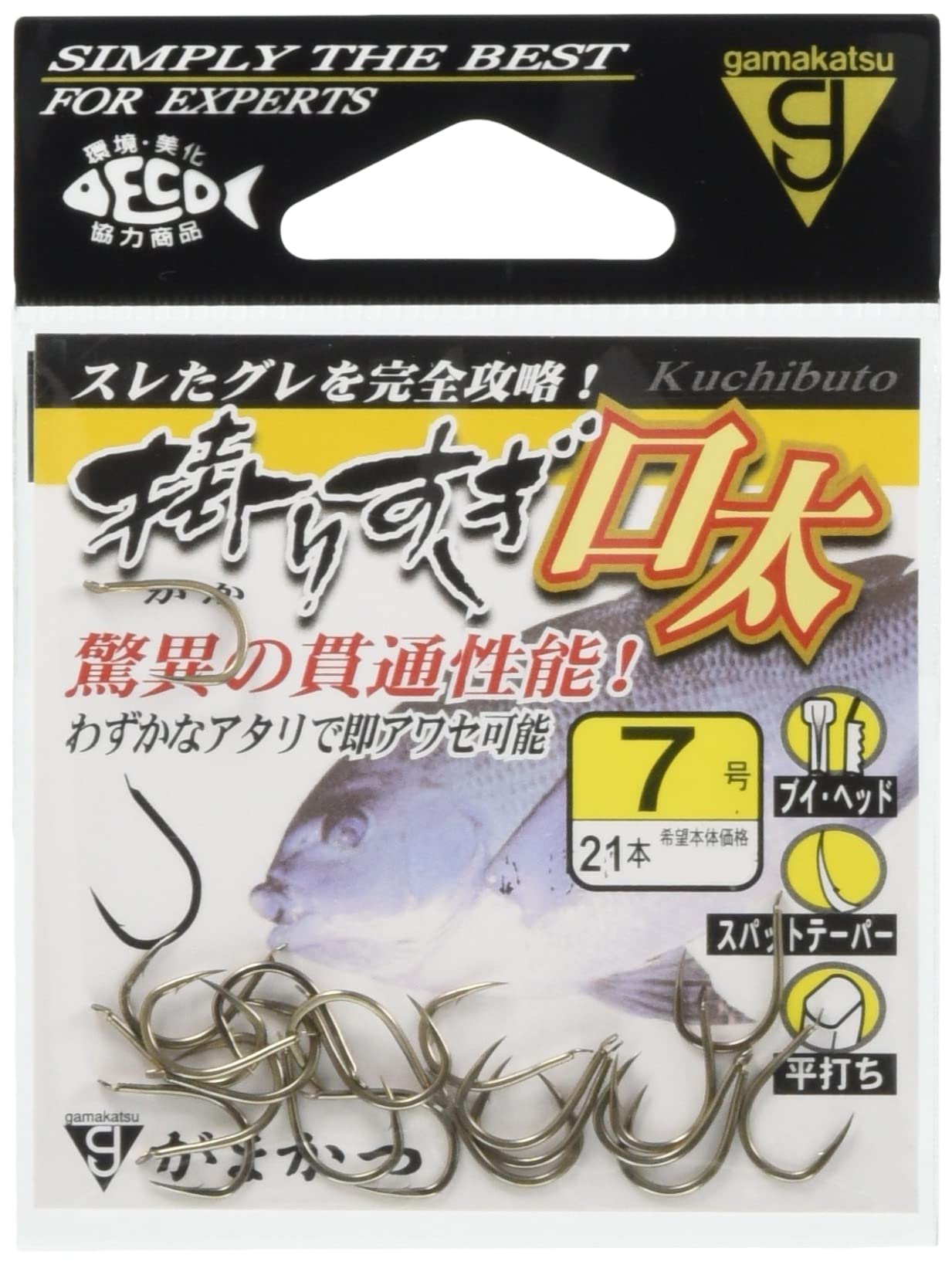 Крючок Gamakatsu Hanging Risugi №. 7 Рыболовный крючок Number of issues: 7