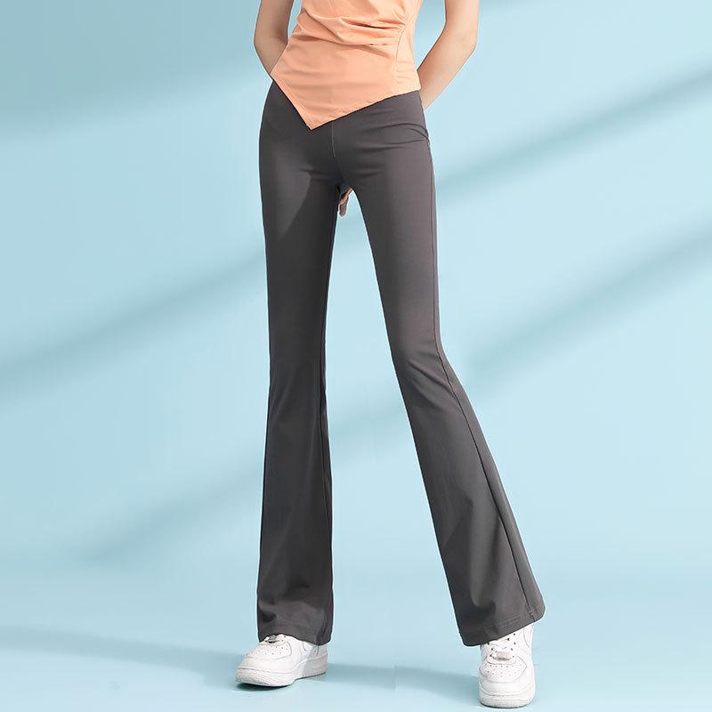 Eleganter Damen-Yogaanzug: Herbstkollektion 2025 – Premium Casual Sport Set mit Micro-Flared-Hose