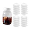 20Pcs Mason Jar Lids Food Grade Plastic Bottle Cover for Regular Mouth Mason Storage Caps Replacements Caps Cover Kitchen Tool