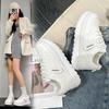 Spring and Autumn New Sports and Leisure Ins Platform Leather Single Shoes Board Shoes