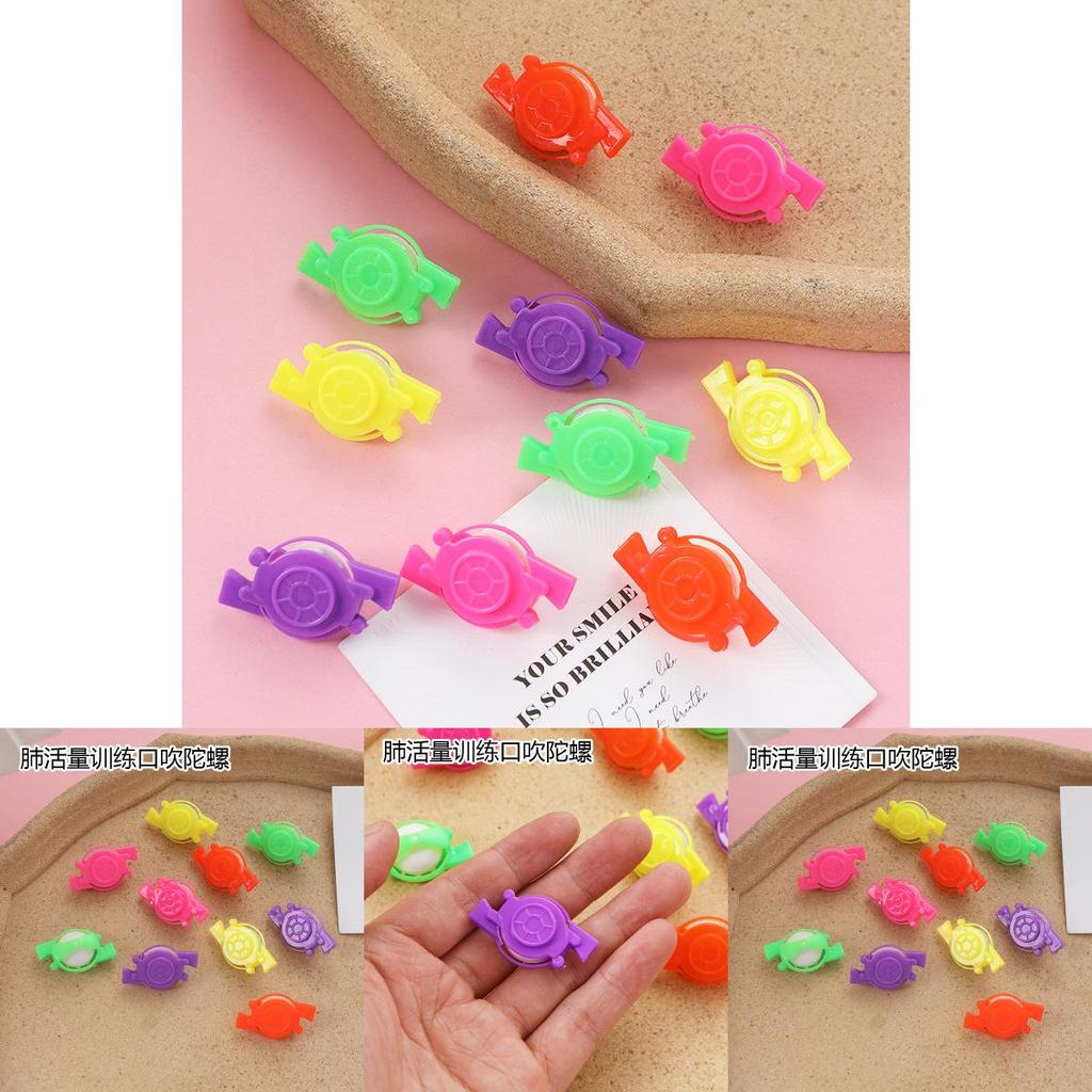 Mini Mouth Blow Gyroscope Toy For Kids Boys Girls Nostalgic Handheld Spinner Game Gift