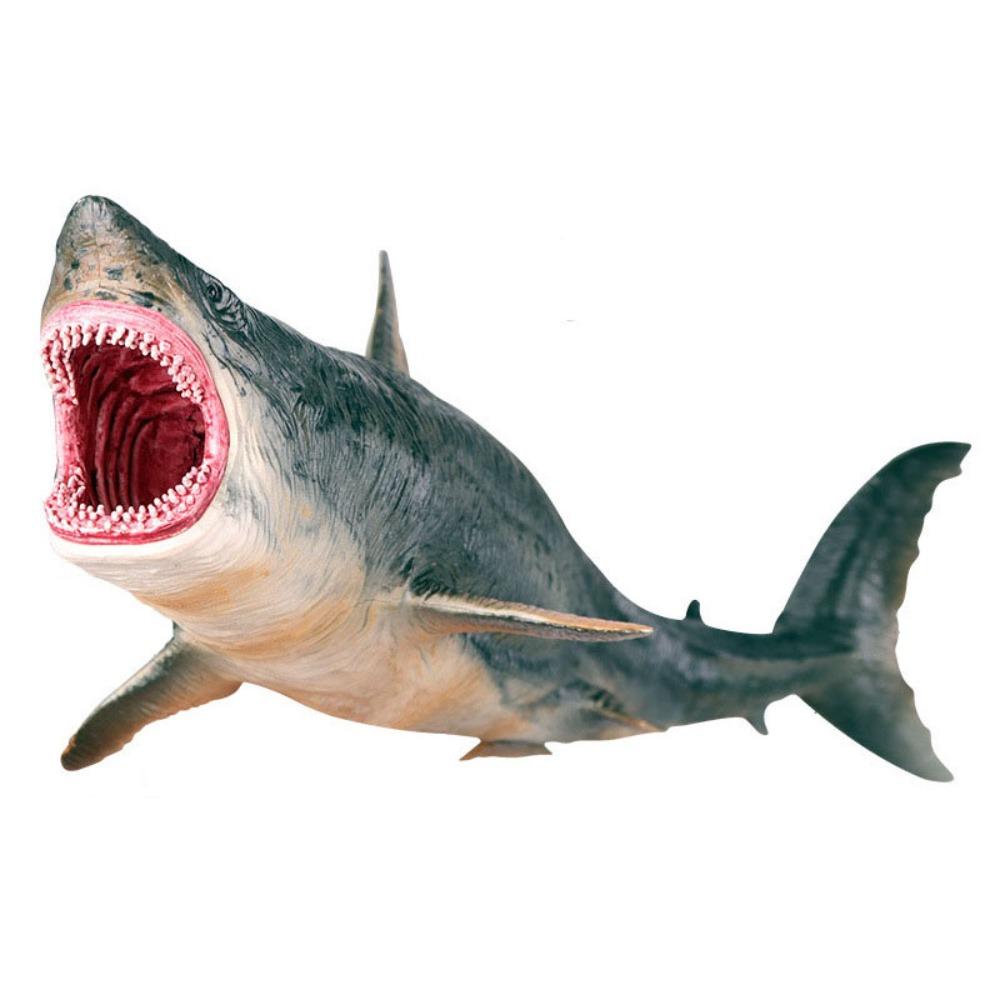 

Plastic Ocean Animals Ornaments Realistic Simulated Shark Decorations Children Toys Style A