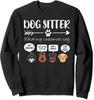 Funny Dog Faces Animal Lover Dog Sitter Gift Unisex Crewneck Sweatshirt