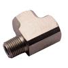 Universal For Air Oil Water Pressure Sensor Gauge Mild Adapter T Tee Fitting 1/8