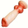 Einfügbarer Riesiger Hund Falscher Penis Realistischer Dildo Doppelte Penetration Analer Stöpsel Monster-Schwanz Vagina G-Punkt Stimulation Masturbation Sexspielzeug für Erwachsene für Unisex