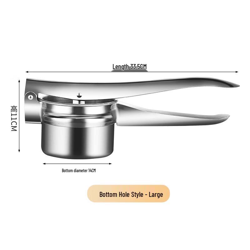 Manuelle Edelstahl-Gemüse- und Obstpresse